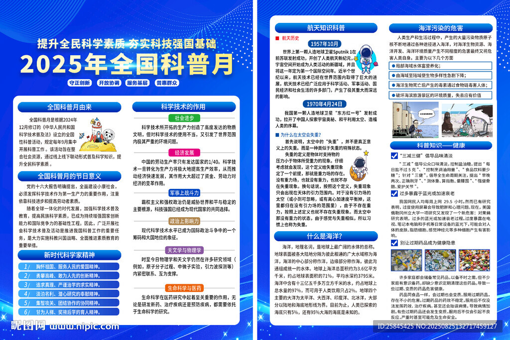 2025年全国科普月宣传单