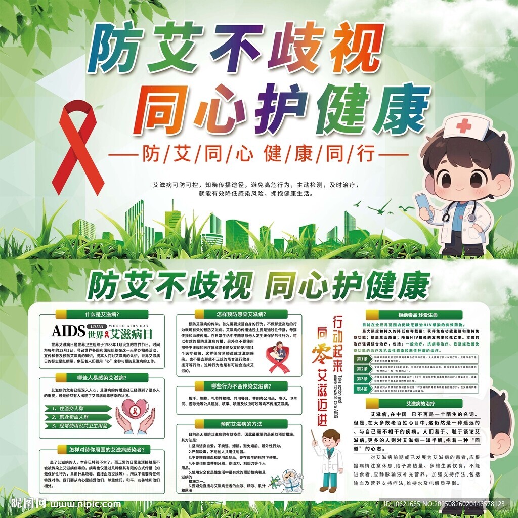 艾滋病展板 