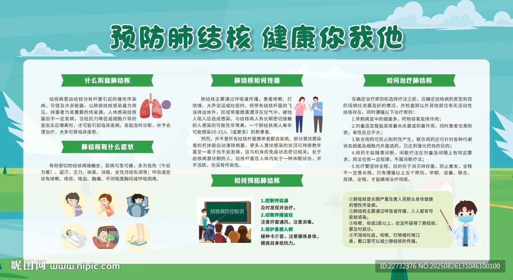 预防防治肺结核