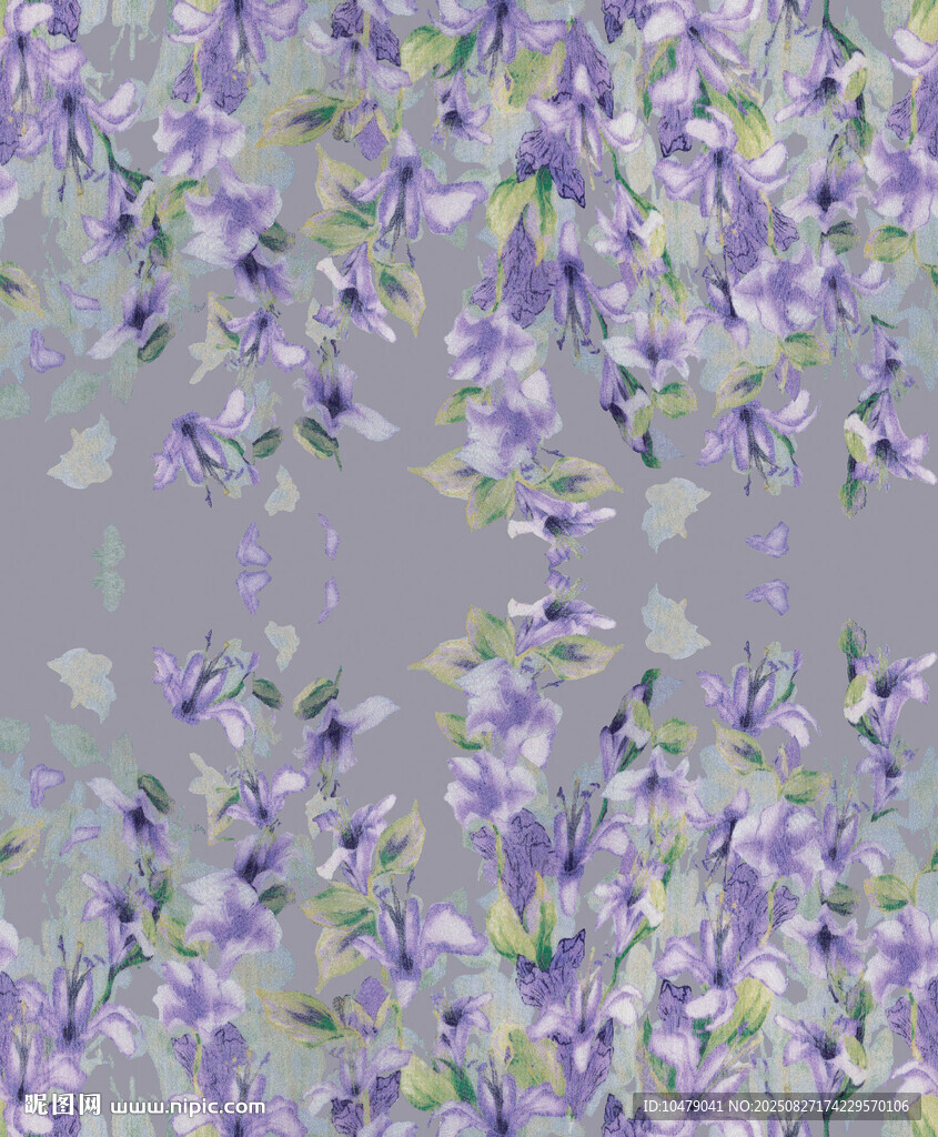 紫色定位花