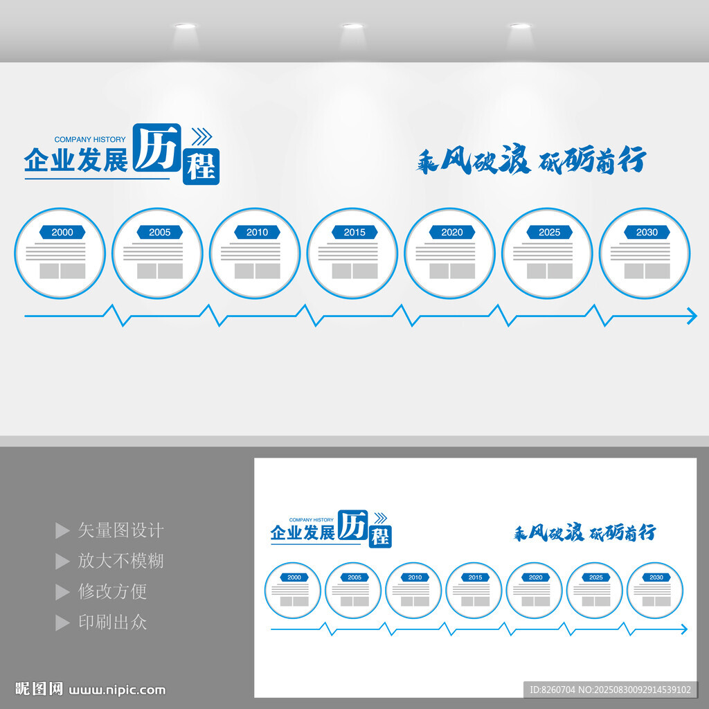 企业发展历程文化墙