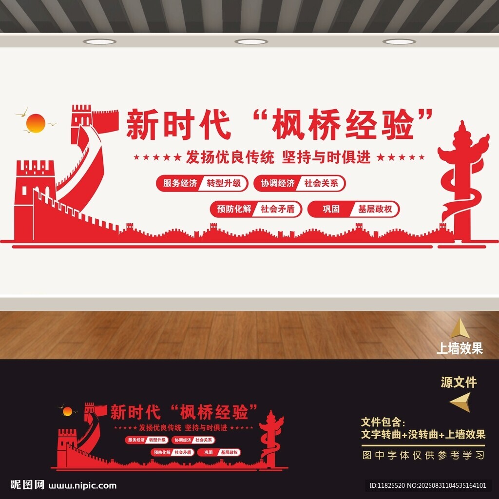 枫桥经验文化墙