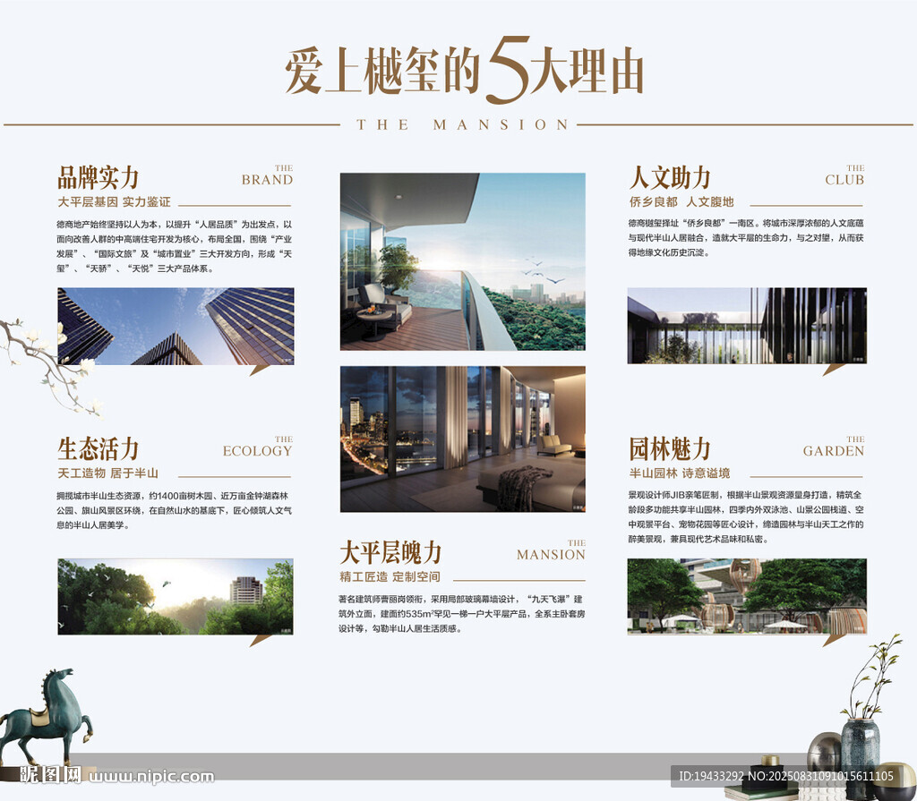 爱上樾熙的5大理由卖点展板