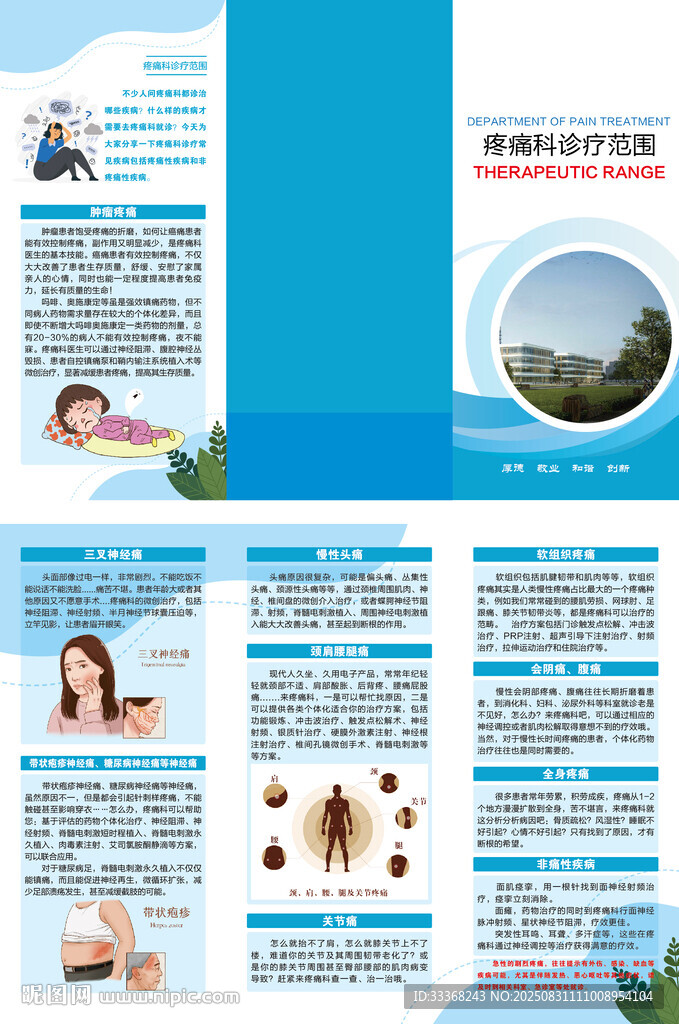 疼痛科诊疗范围