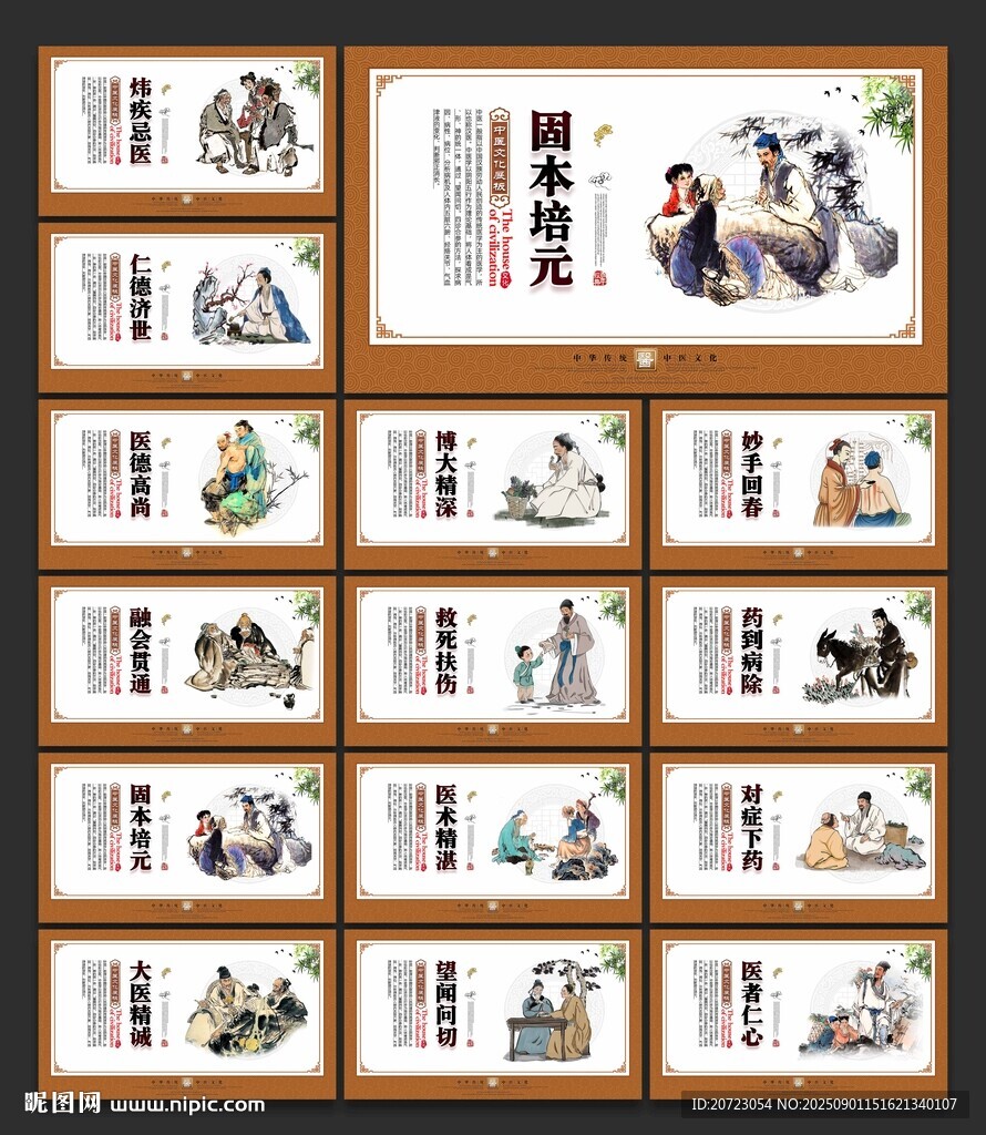 中医文化标语