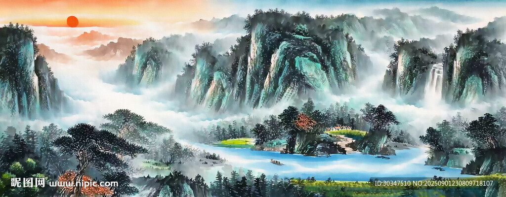 国画山水