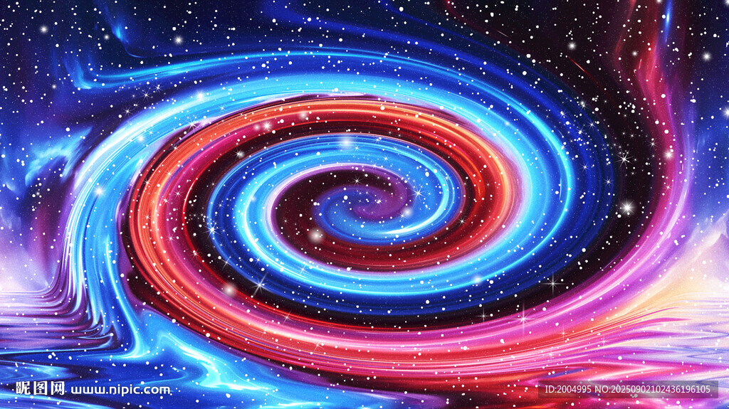 绚丽旋涡星空