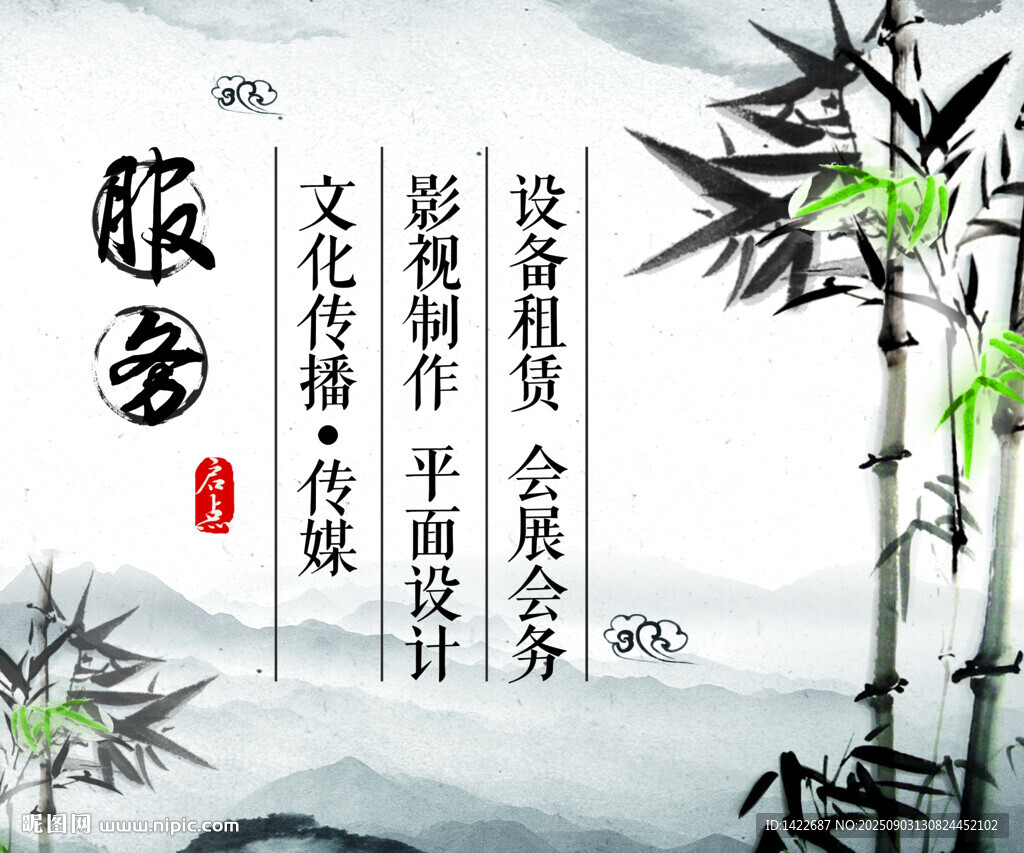 影视传媒公司文化宣传图