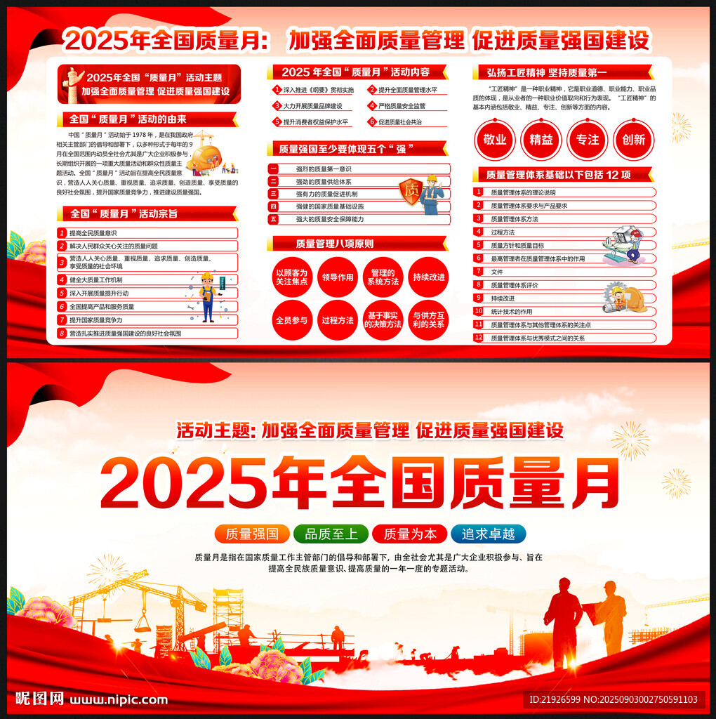 2025年全国质量月宣传栏