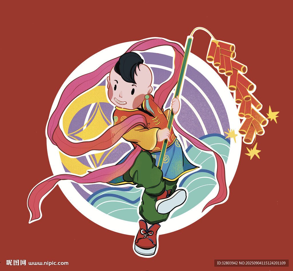  插画娃娃
