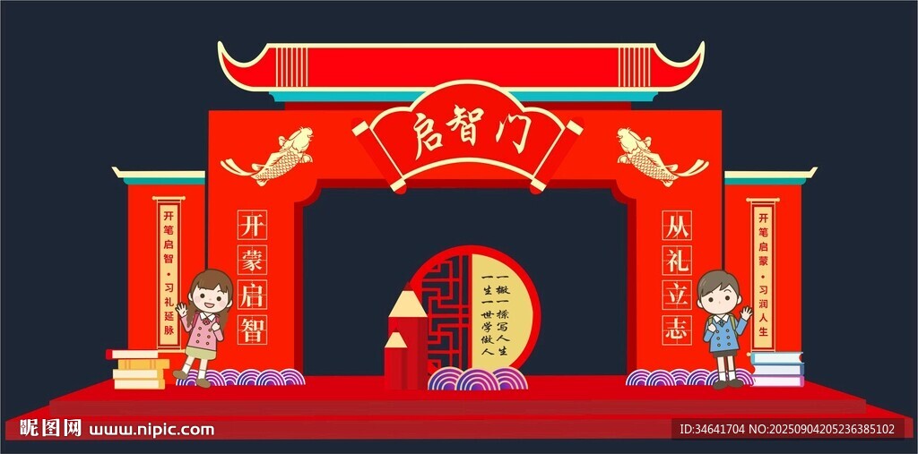 启智门