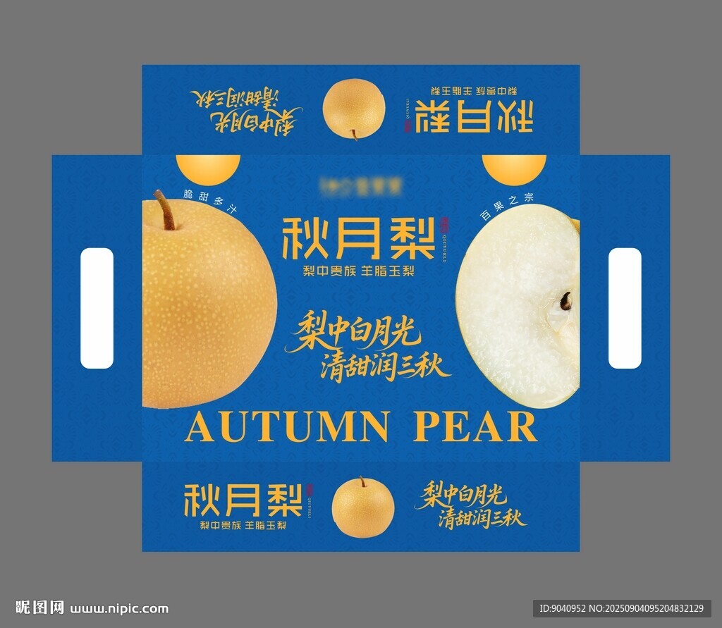 秋月梨包装设计展示