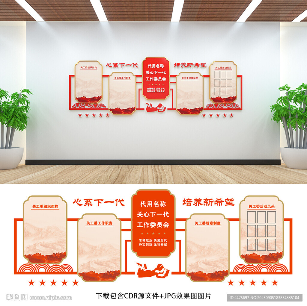 关工委文化墙