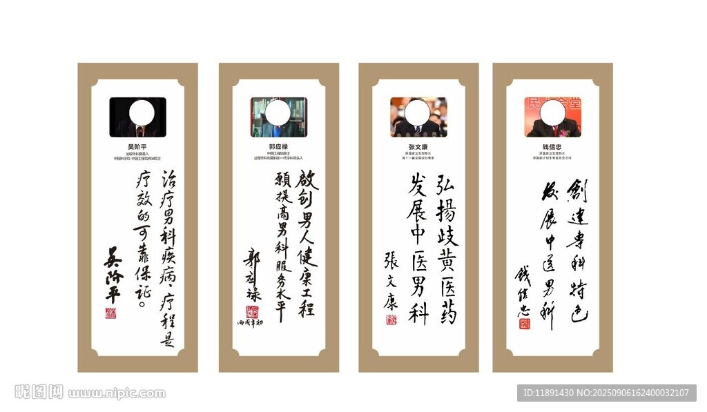 男科专家挂画