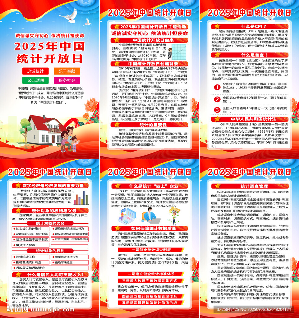 2025年中国统计开放日海报
