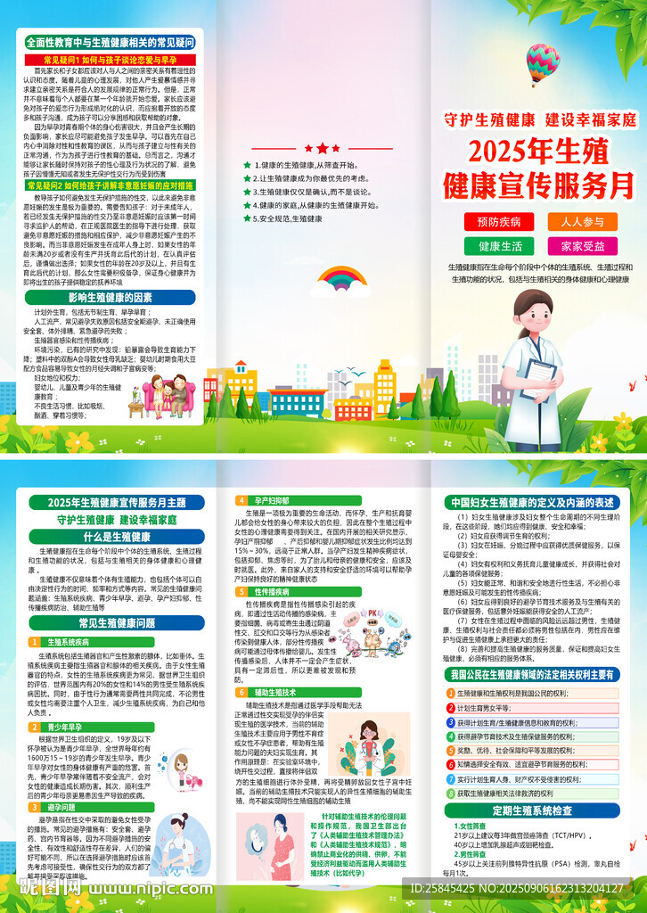 2025年生殖健康宣传服务月 