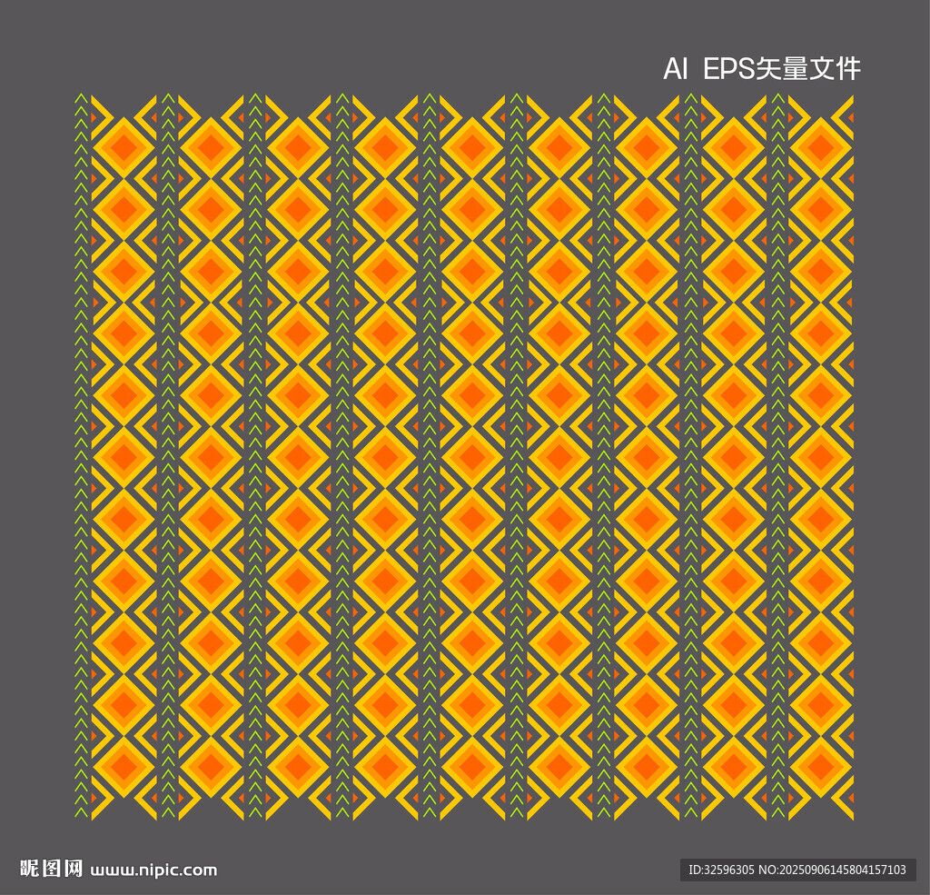 几何图案  数码印花