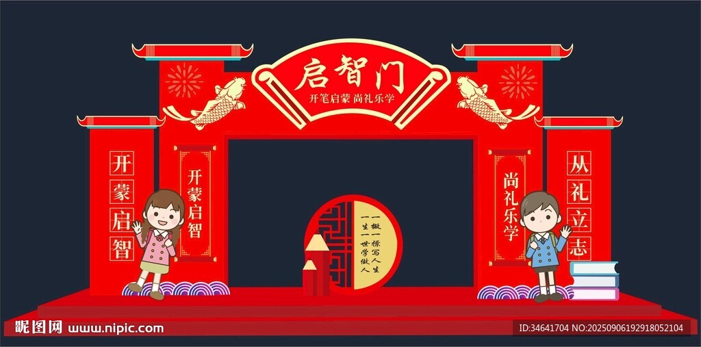 启智门