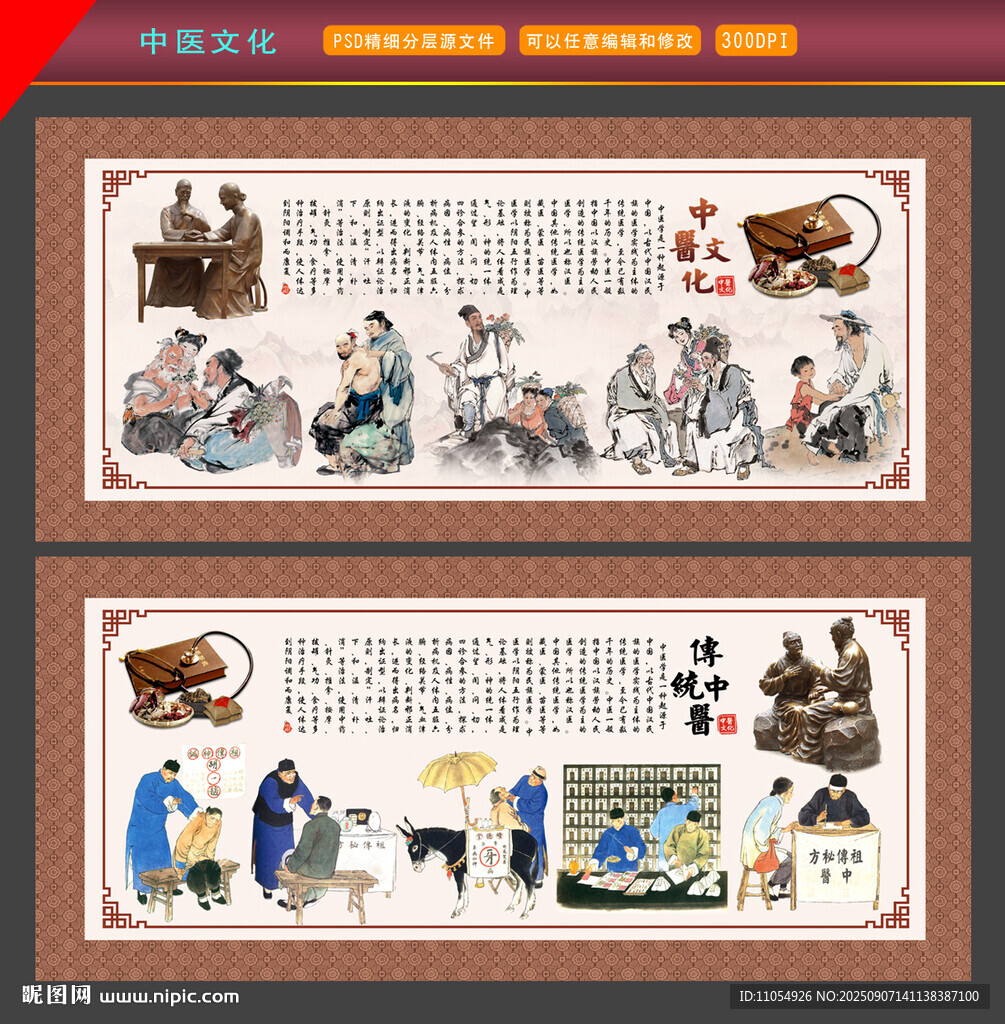 中医文化宣传海报展板