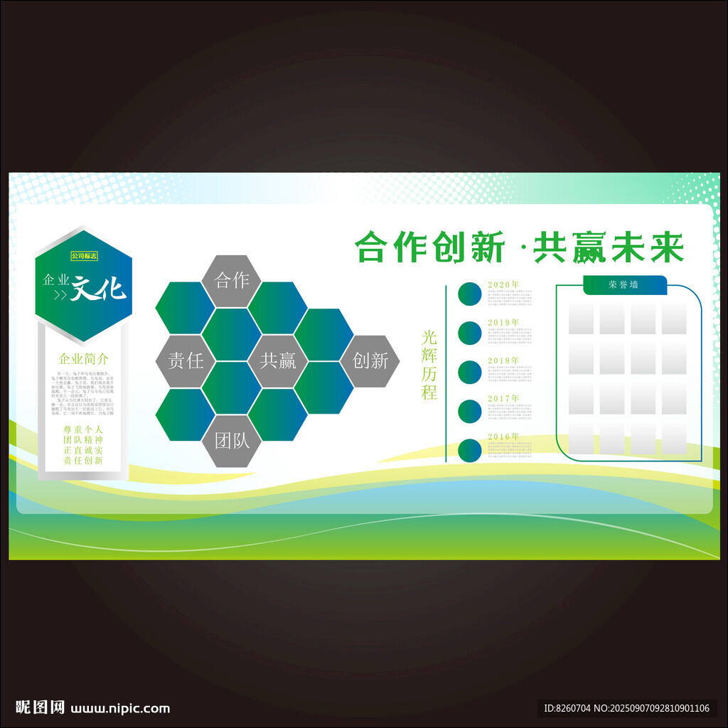 绿色环保展板