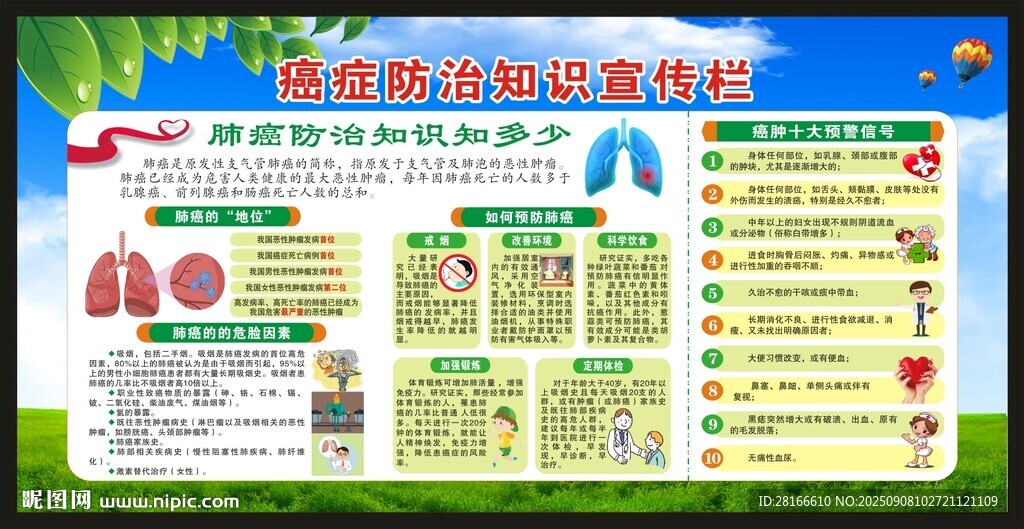 全国肿瘤防治宣传周宣传栏