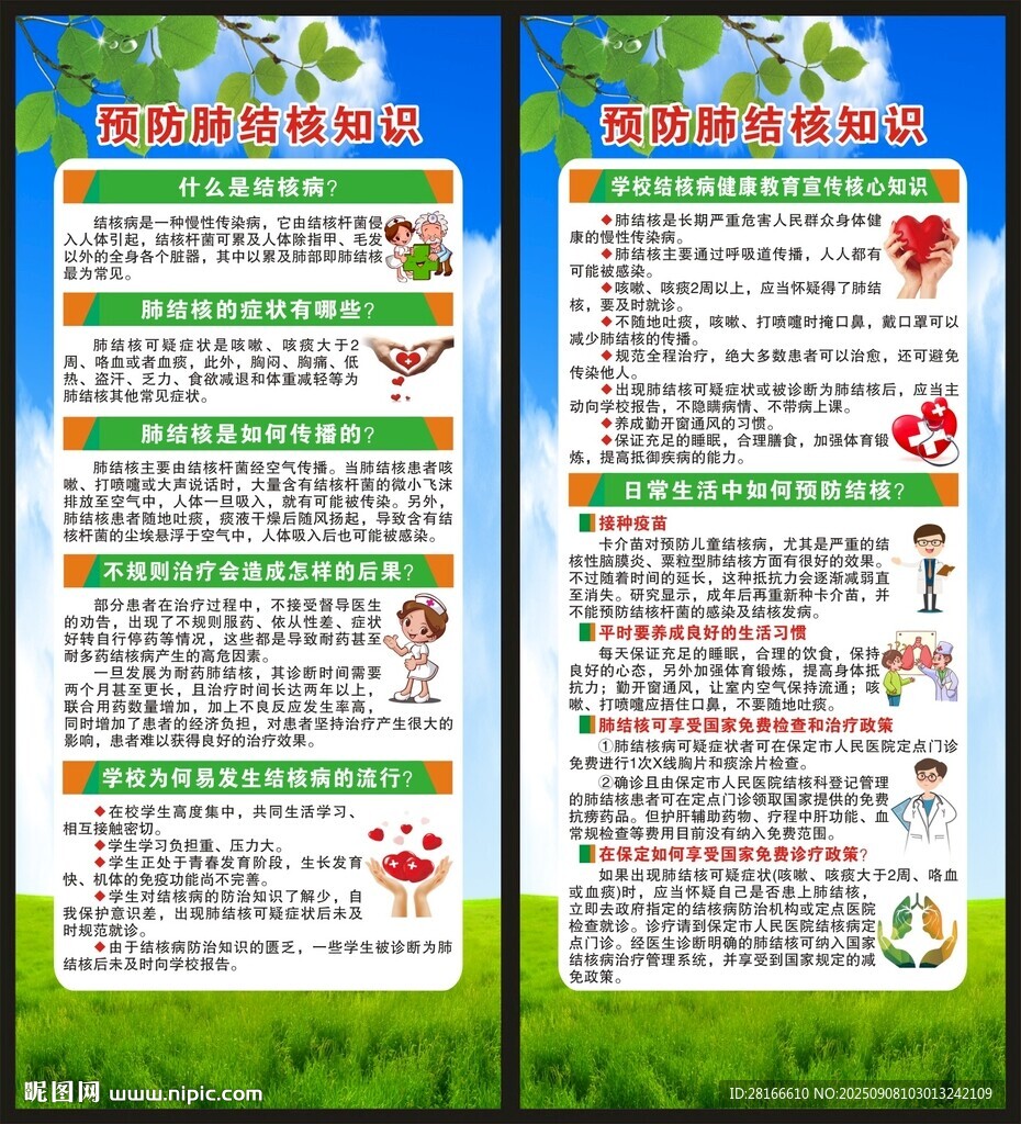 结核病日展架