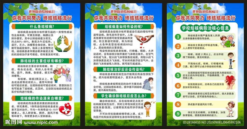 结核病日展板