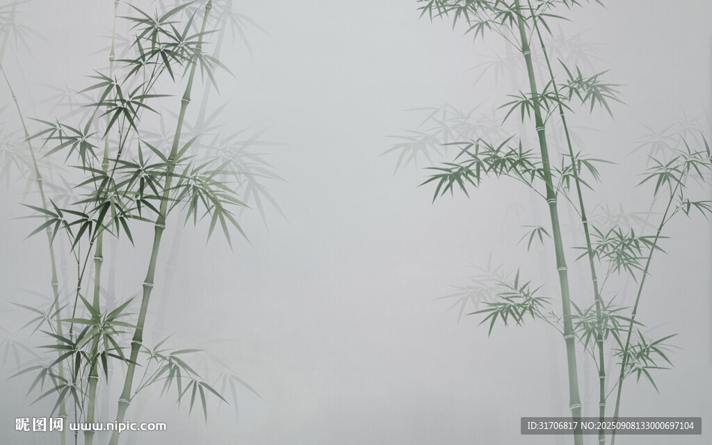 水墨竹子