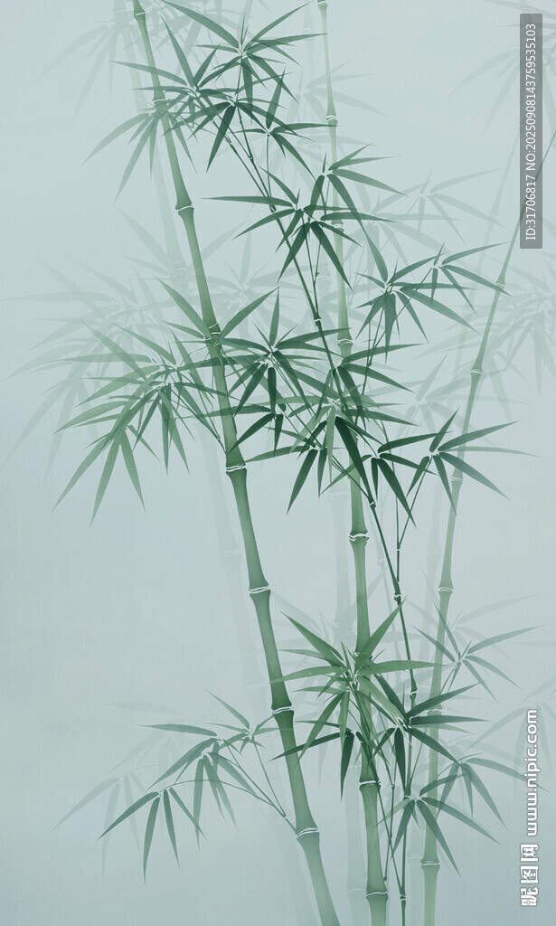 水墨竹子