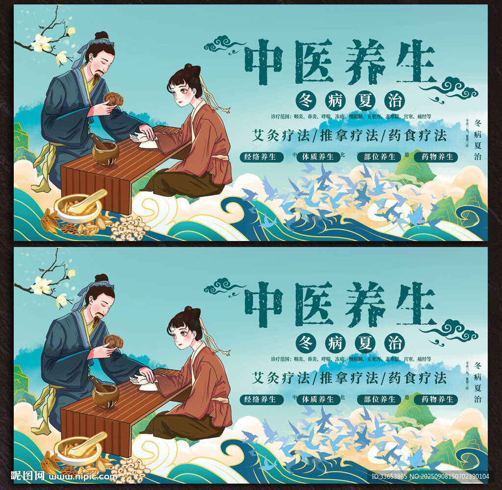 中医养生展板