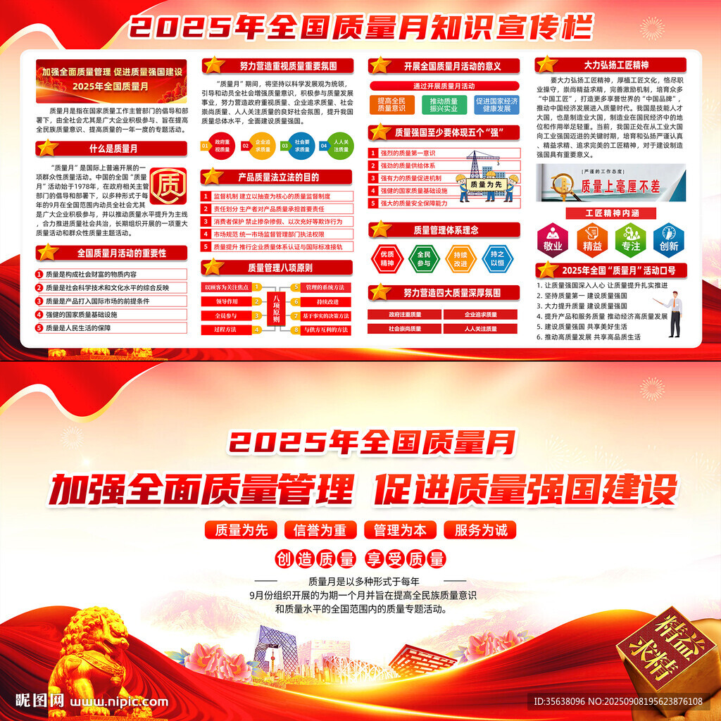 2025年全国质量月宣传栏