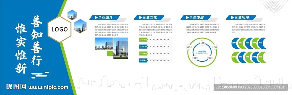 企业发展历史文化墙