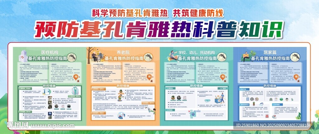 预防流感宣传海报展示