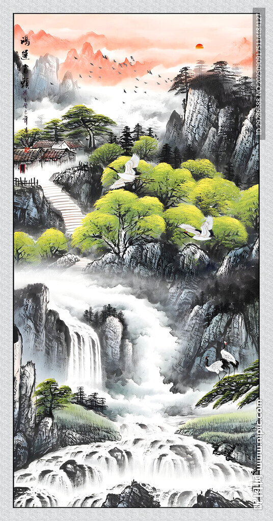 源远流长国画