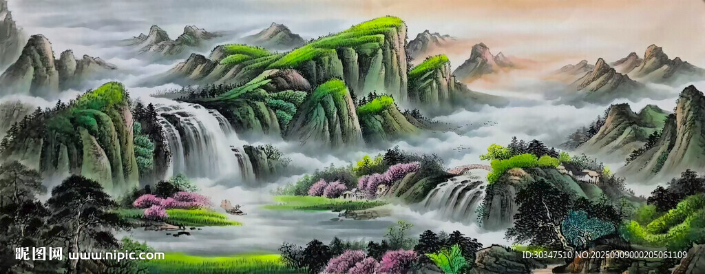 山水风景画