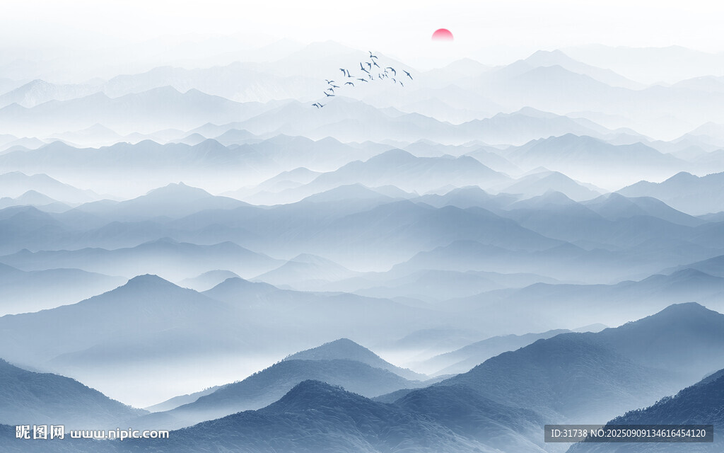 新中式山水画