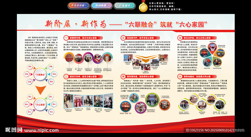 社区活动展板