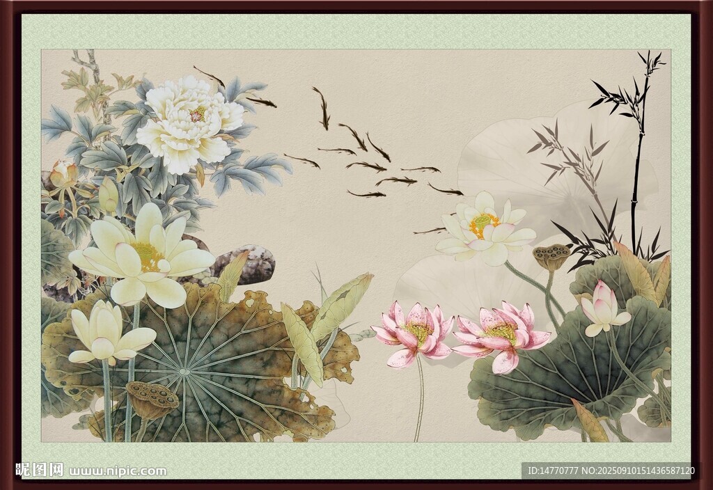 中式花鸟图