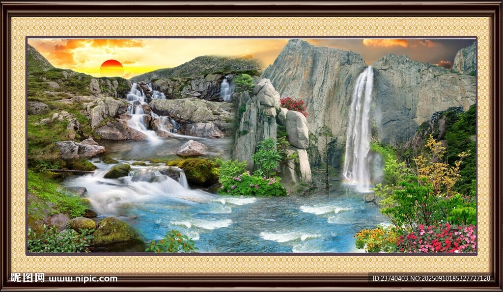 山水风景装饰画