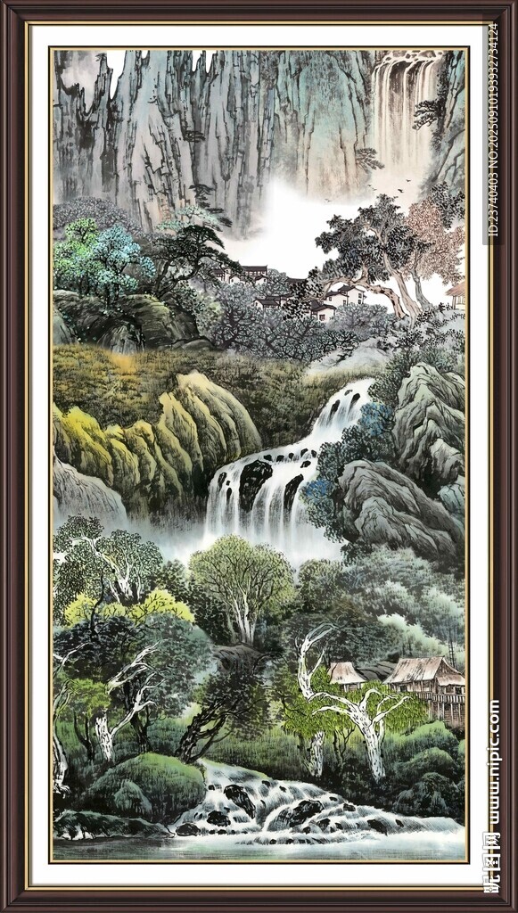 梦幻丛林瀑布景观