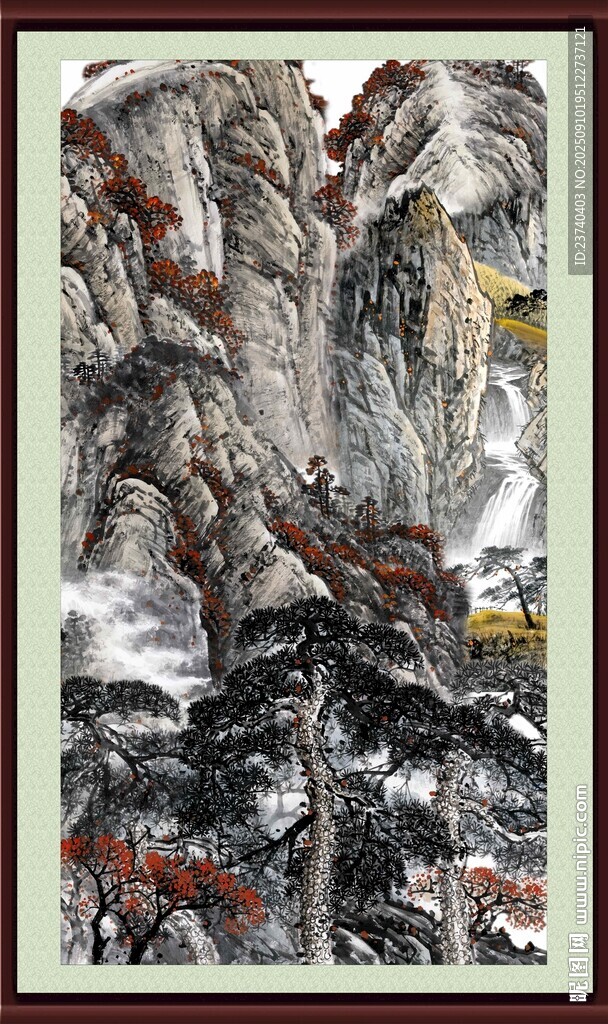 壮丽山水风景图