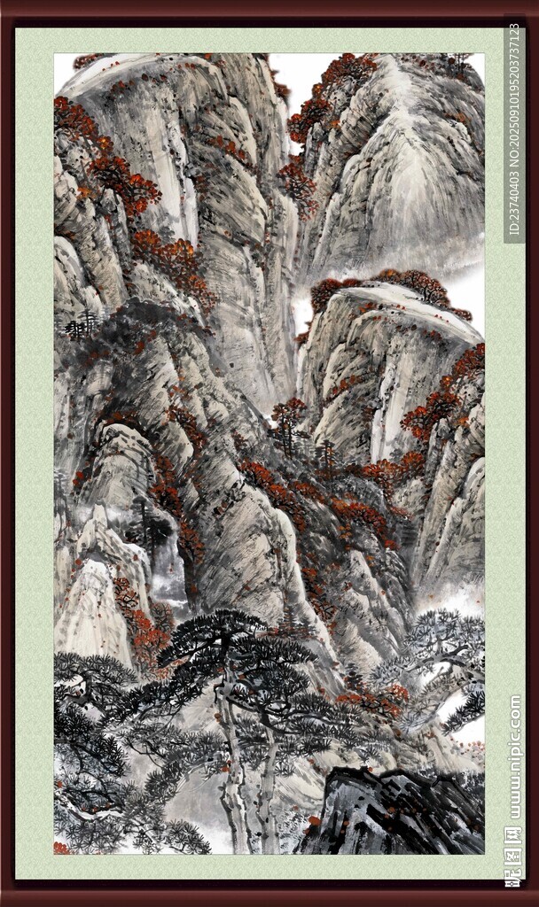 水墨风格国画