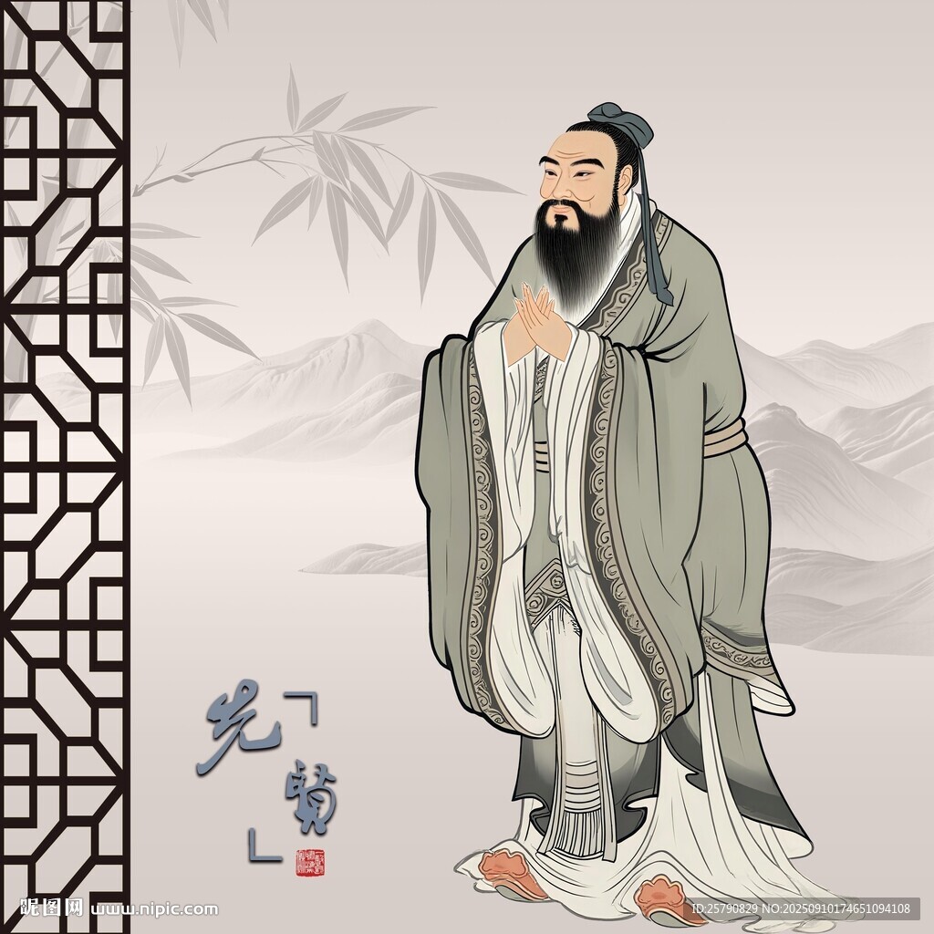 孔子画像