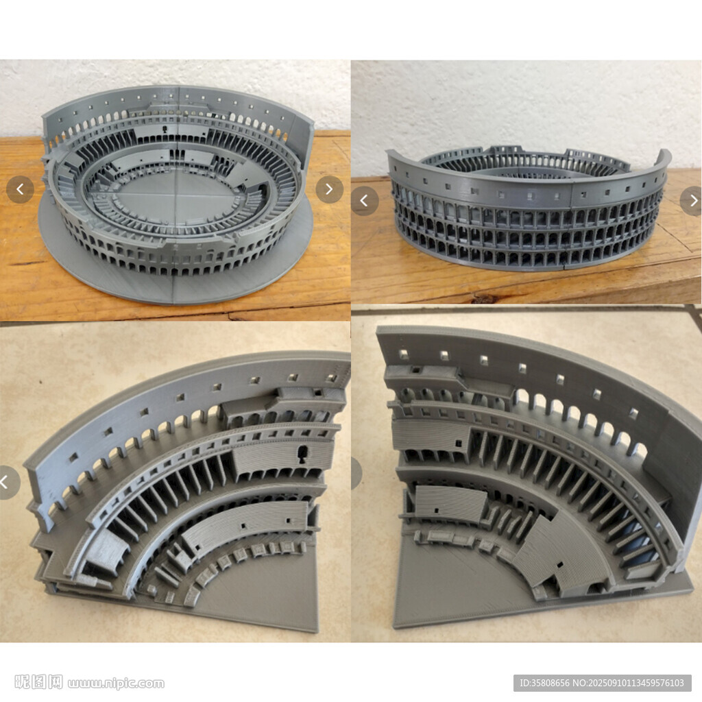 3D古罗马斗兽场角斗场图stl