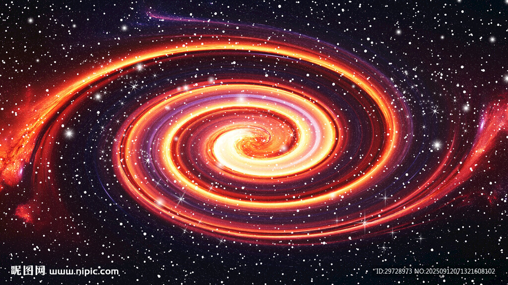 绚丽宇宙旋涡星空