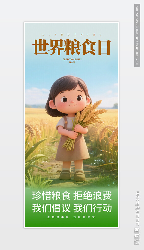 世界粮食日海报