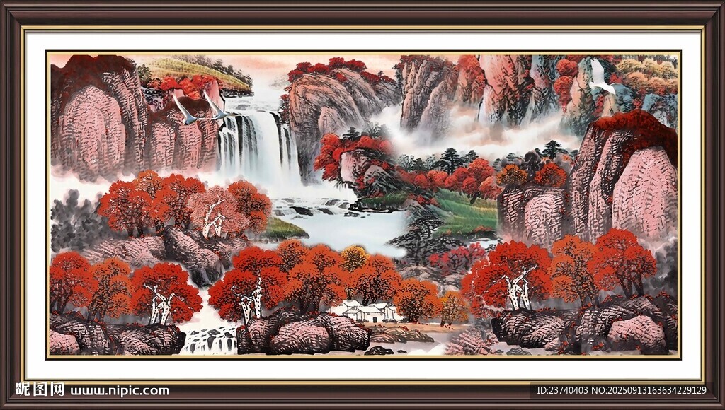 山水国画装饰画