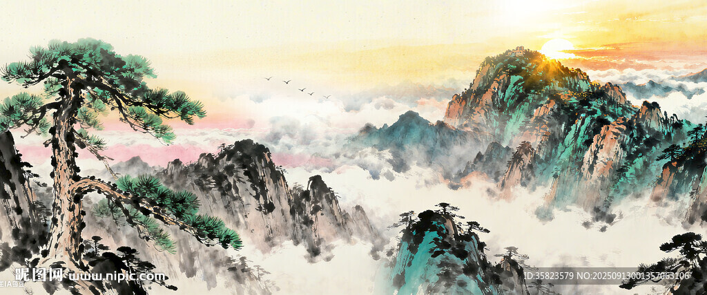 山水画 