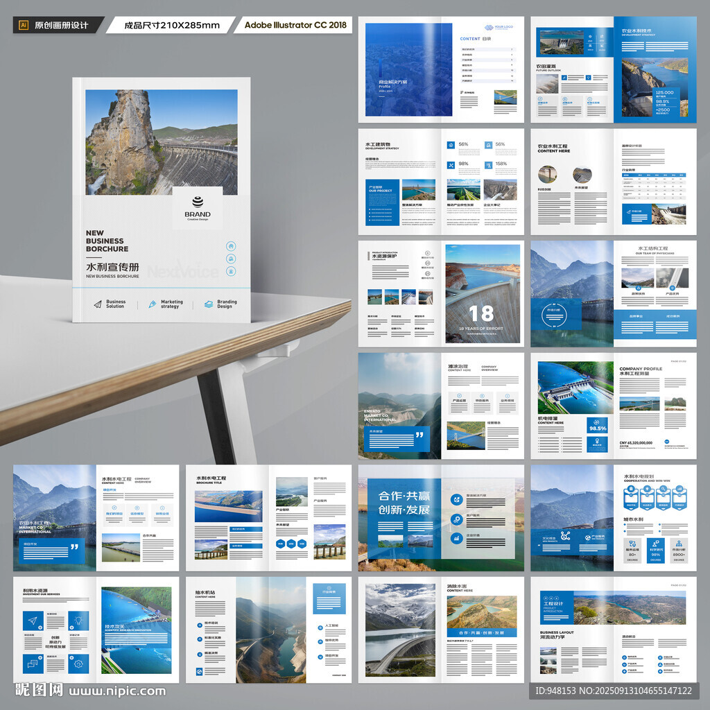 水利工程宣传册