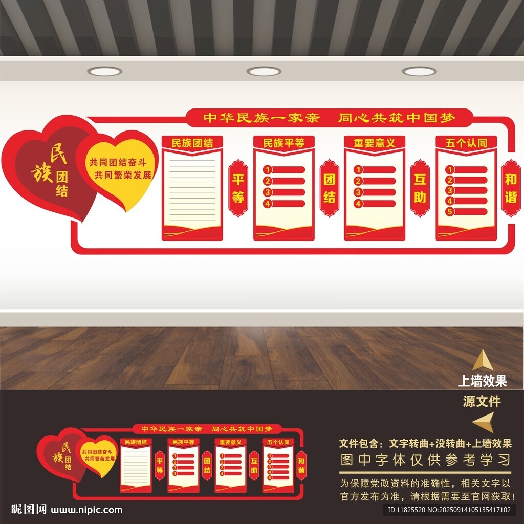 民族团结文化墙